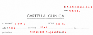 Cartella Clinica - Millica Civic - (clicca per saperne di più)
