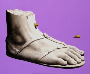 Alessandro Calizza, Cum Gaudio, cultura moritur 135x175 2016