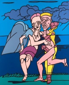 Cercando l’ispirazione, 2015 Acrilico su tela, 162x130