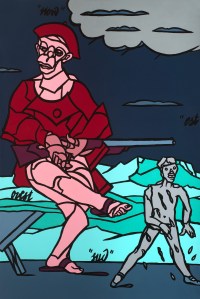 Niente di nuovo all’est, 2016 Acrilico su tela, 146x97