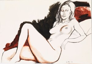 4. Renato Guttuso Nudo femminile sdraiato, 1972 Mart, Collezione Allaria