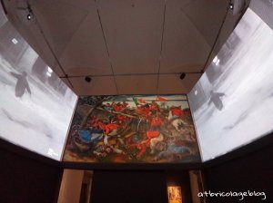 Renato Guttuso + Alluvione di Firenze (1966) - Nascita di una Nazione. Tra Guttuso, Fontana e Schifano a cura di Luca Massimo Barbero Firenze, Palazzo Strozzi 16 marzo-22 luglio 2018 - ph. Amalia Temperini