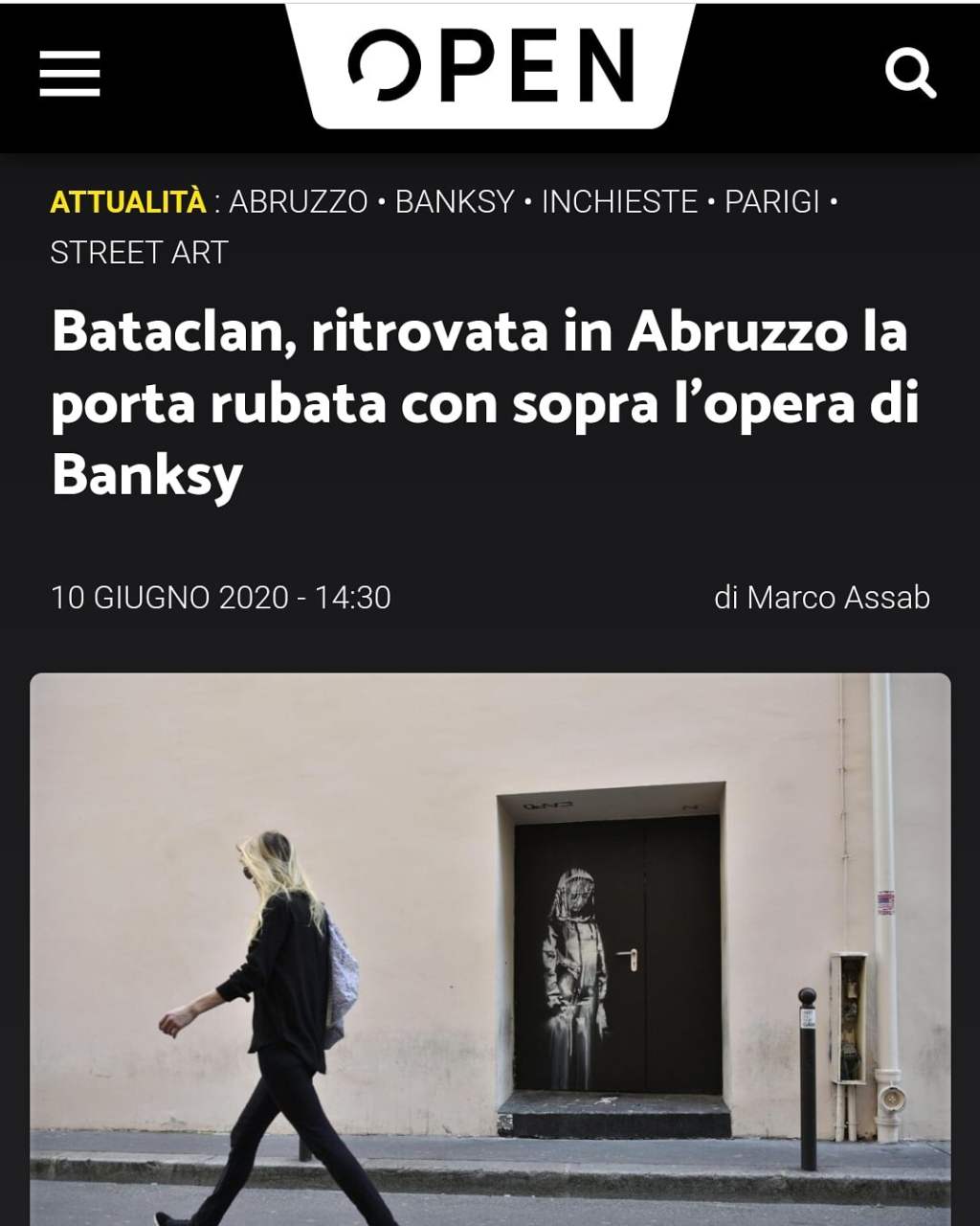 Banksy: Abruzzo. [#notizie]