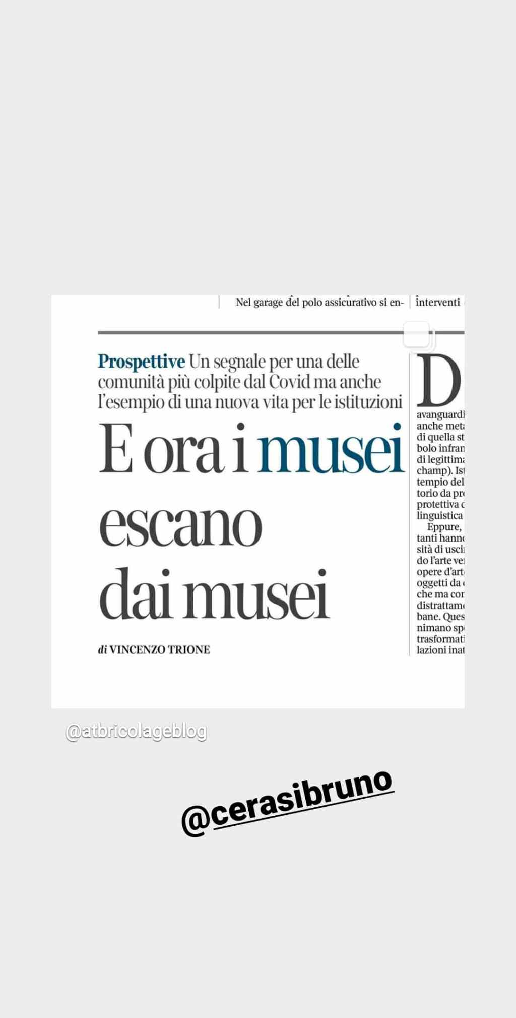 Vincenzo Trione – Bruno Cerasi: caccia al tesoro. Dire e fare. Roseto Degli Abruzzi (TE) #arte&nbsp;[#eventi]
