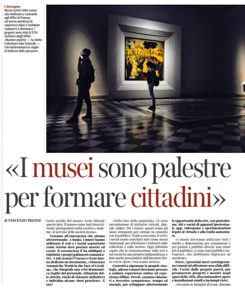 Sfida: Musei e comunicazione. Vincenzo Trione intervista Alberto Garlandini: presidente ICOM. #musei #riflessione&nbsp;[#analisi]