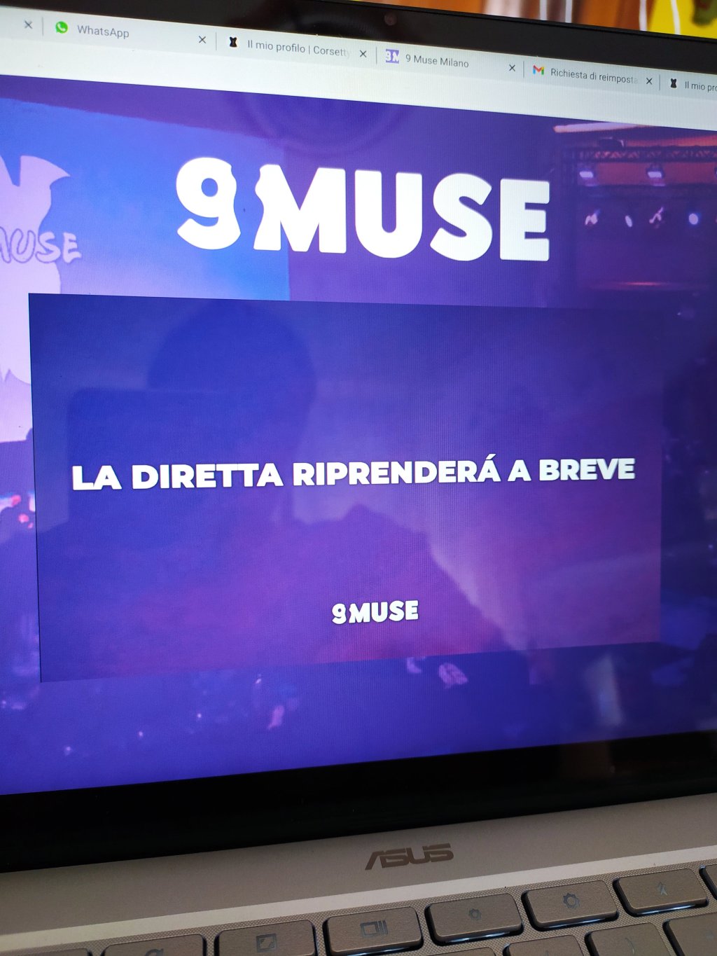 9muse, partecipo per la prima volta #livestreaming #donne&nbsp;#diritti