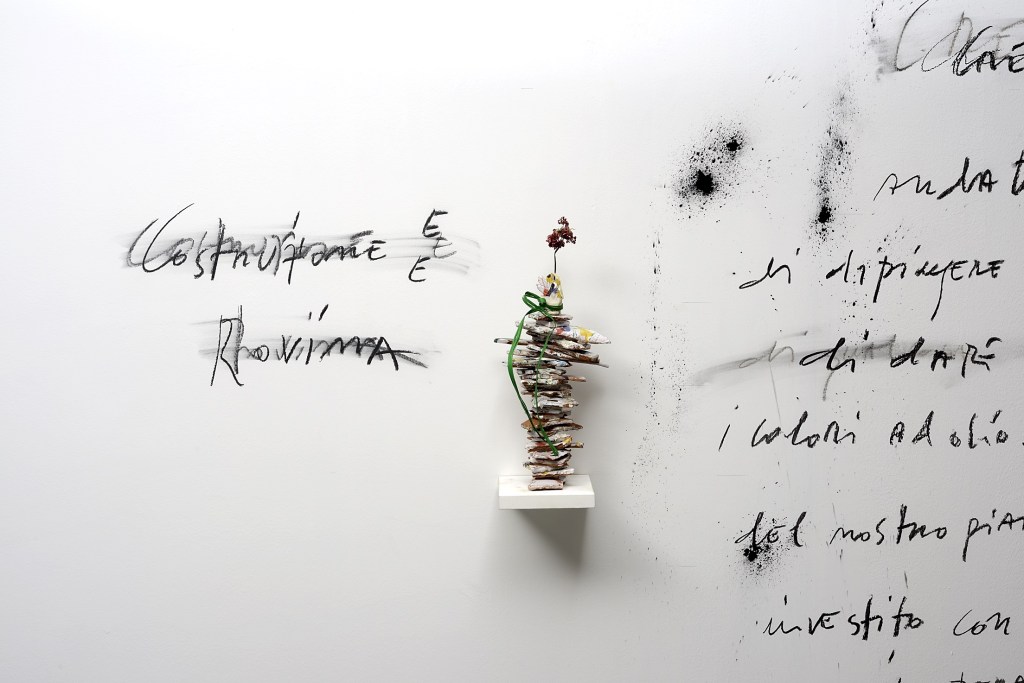 5. Francesco Lauretta. Bagnanti, riti, mattanze_Installation view, Castelbasso