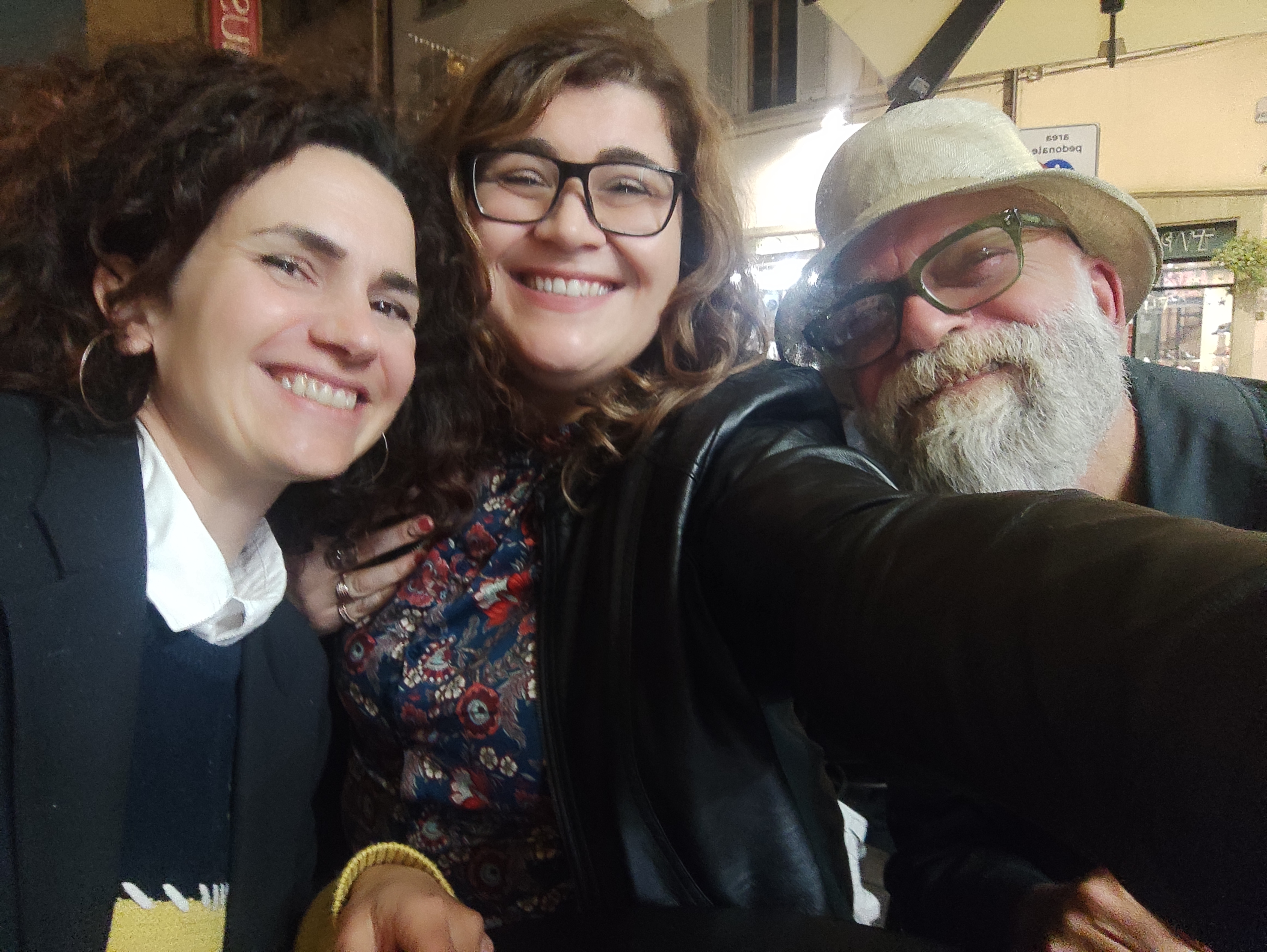 Paola, Amalia e Francesco Lauretta - Firenze, 12 novembre 2022 - ph. Amalia Temperini