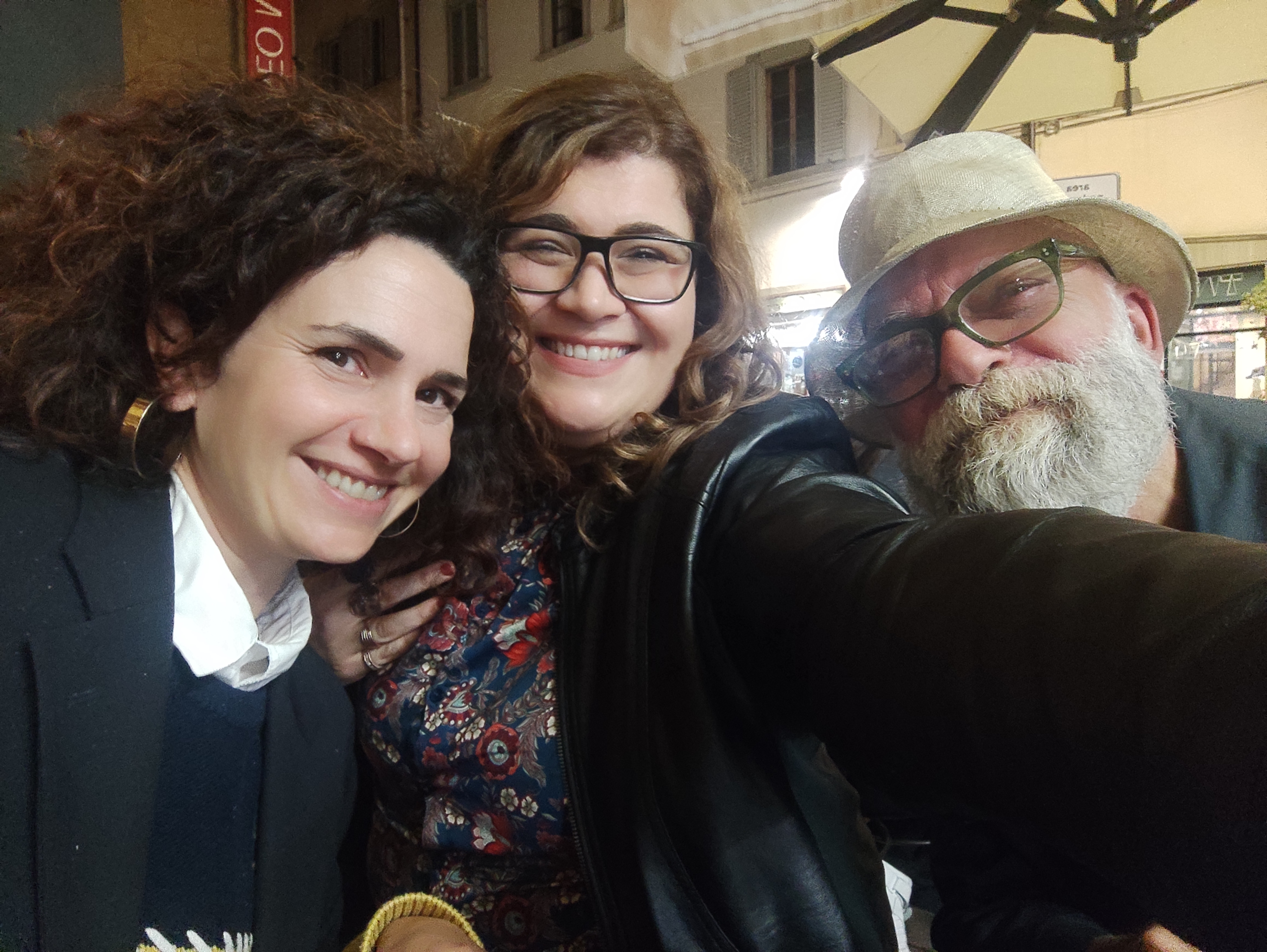 Paola, Amalia e Francesco Lauretta - Firenze, 12 novembre 2022 - ph. Amalia Temperini