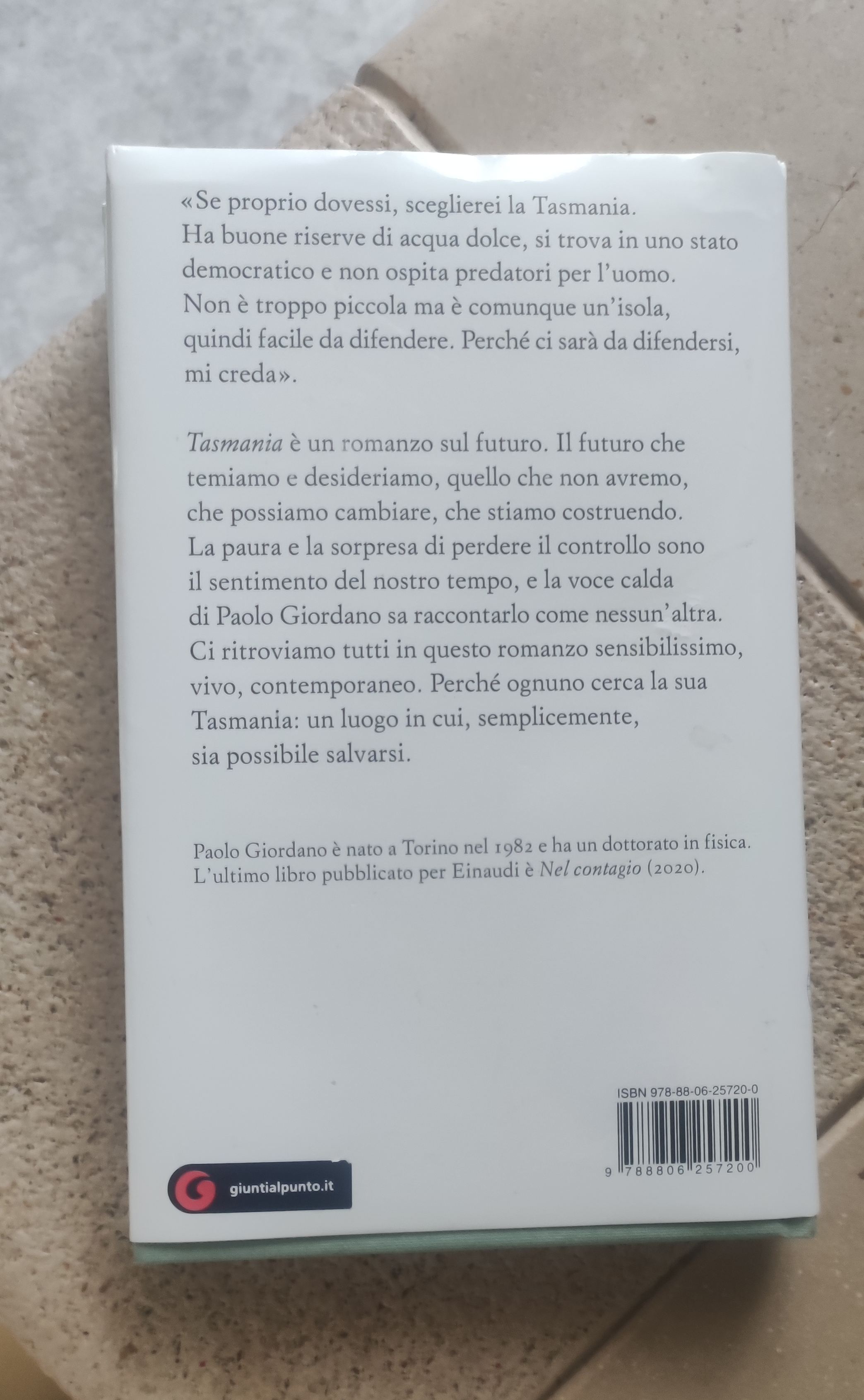 Tasmania di Paolo Giordano ph. Amalia Temperini