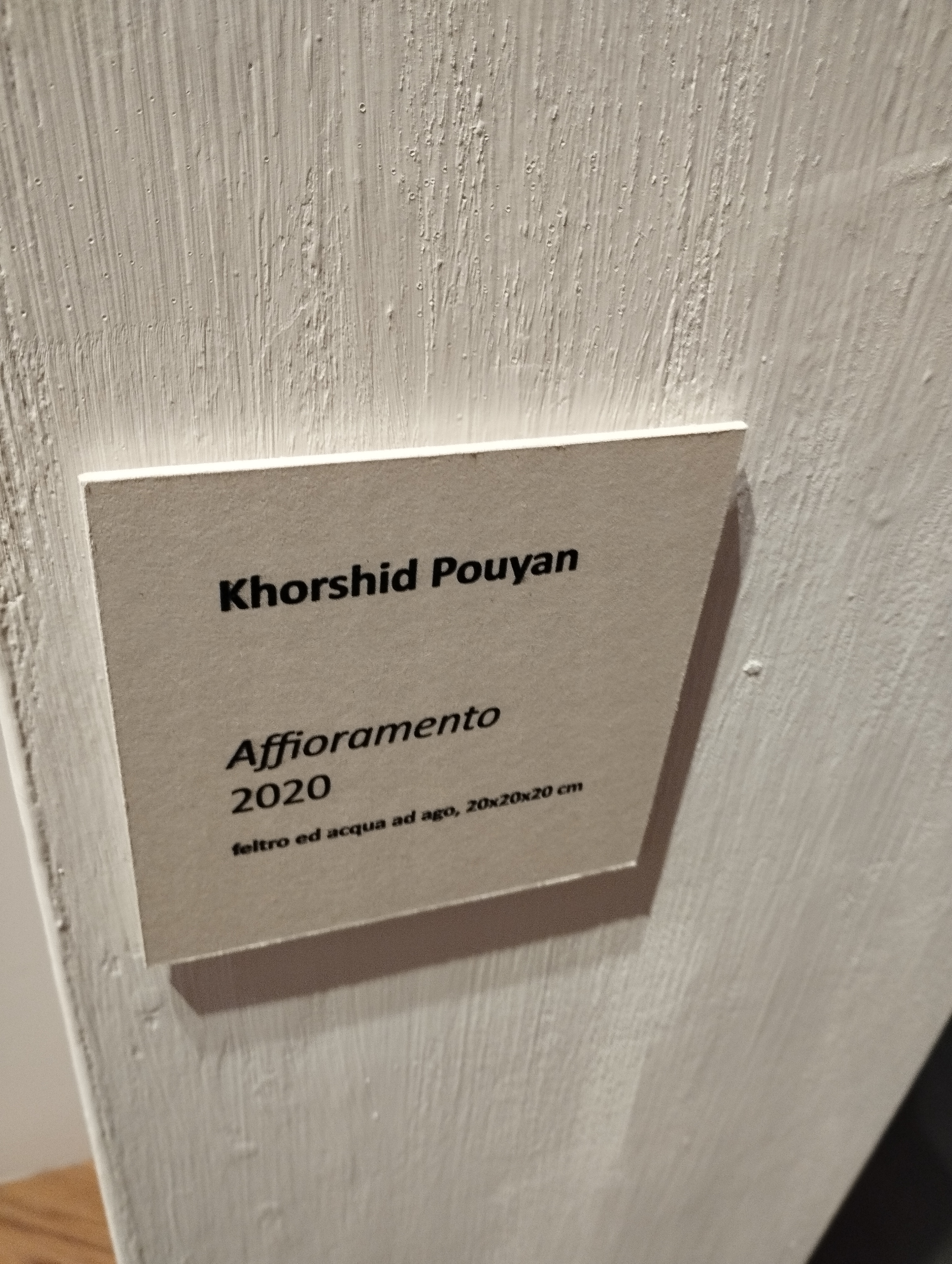 “Voci dall’abisso. Quattro artiste iraniane a Bologna” Opere di Pegah Pasyar, Reyhaneh Alikhani, Golzar Sanganian, Khorshid Pouyan A cura di Marco Baldassari ph. Amalia Temperini