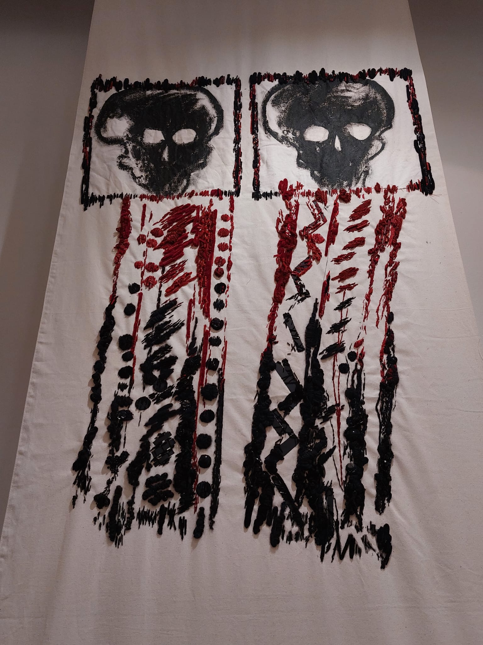 Opening - Dettaglio Enzo Cucchi - Fondazione Malvina Menegaz, Castelbasso (TE), 2023 - ph. Amalia Temperini - Chiara Santroni