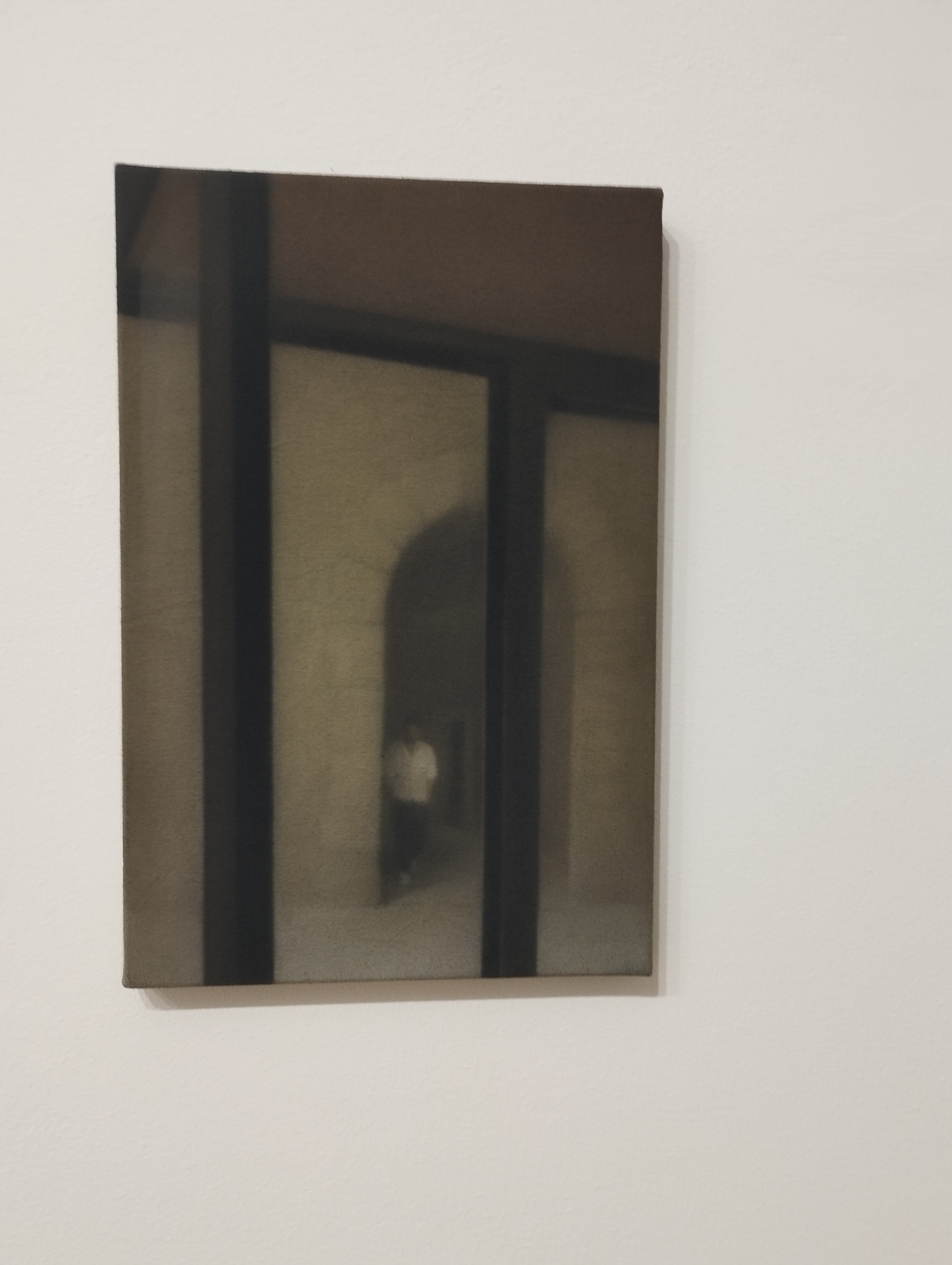 Anzhelika Lebedeva, Abitare II, pastelli su tela grezza tinta manualmente, F Urba - Guardiagrele (Ch) - ph. Amalia Temperini