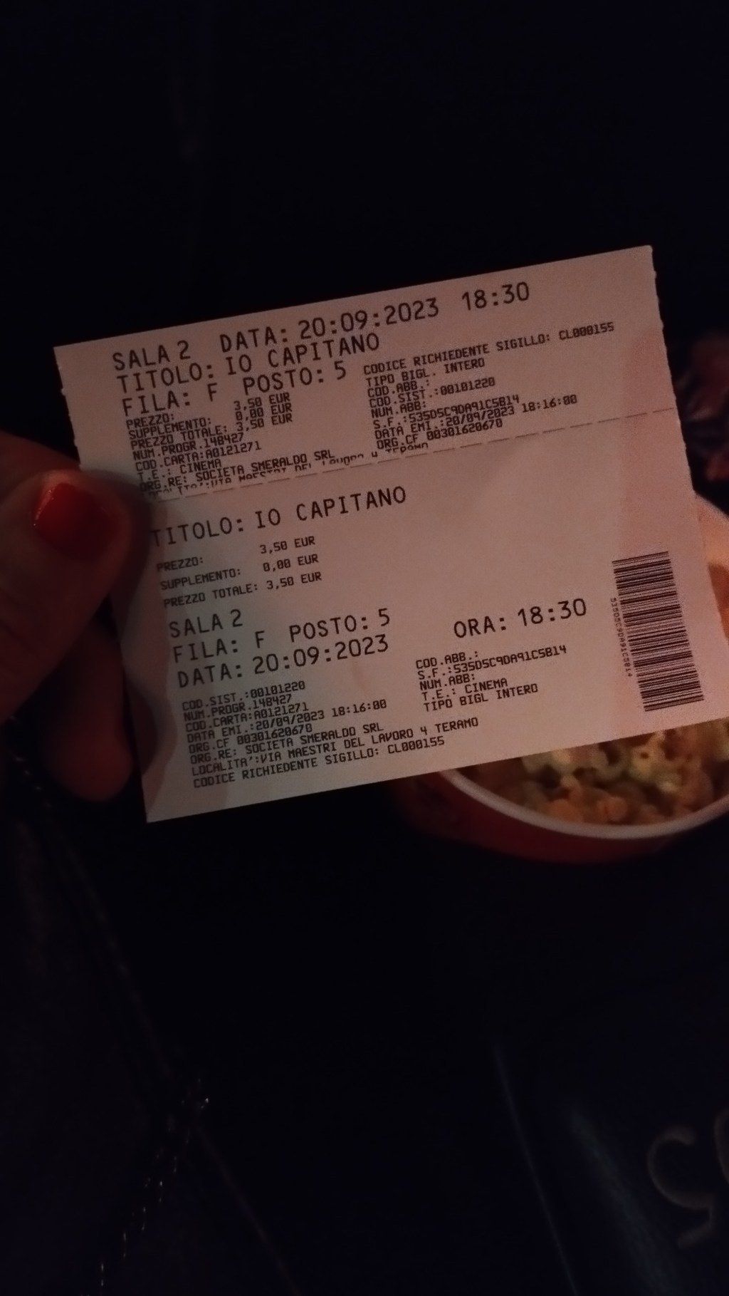 Io capitano, Matteo Garrone, cinema smeraldo, teramo - ph. Amalia Temperini