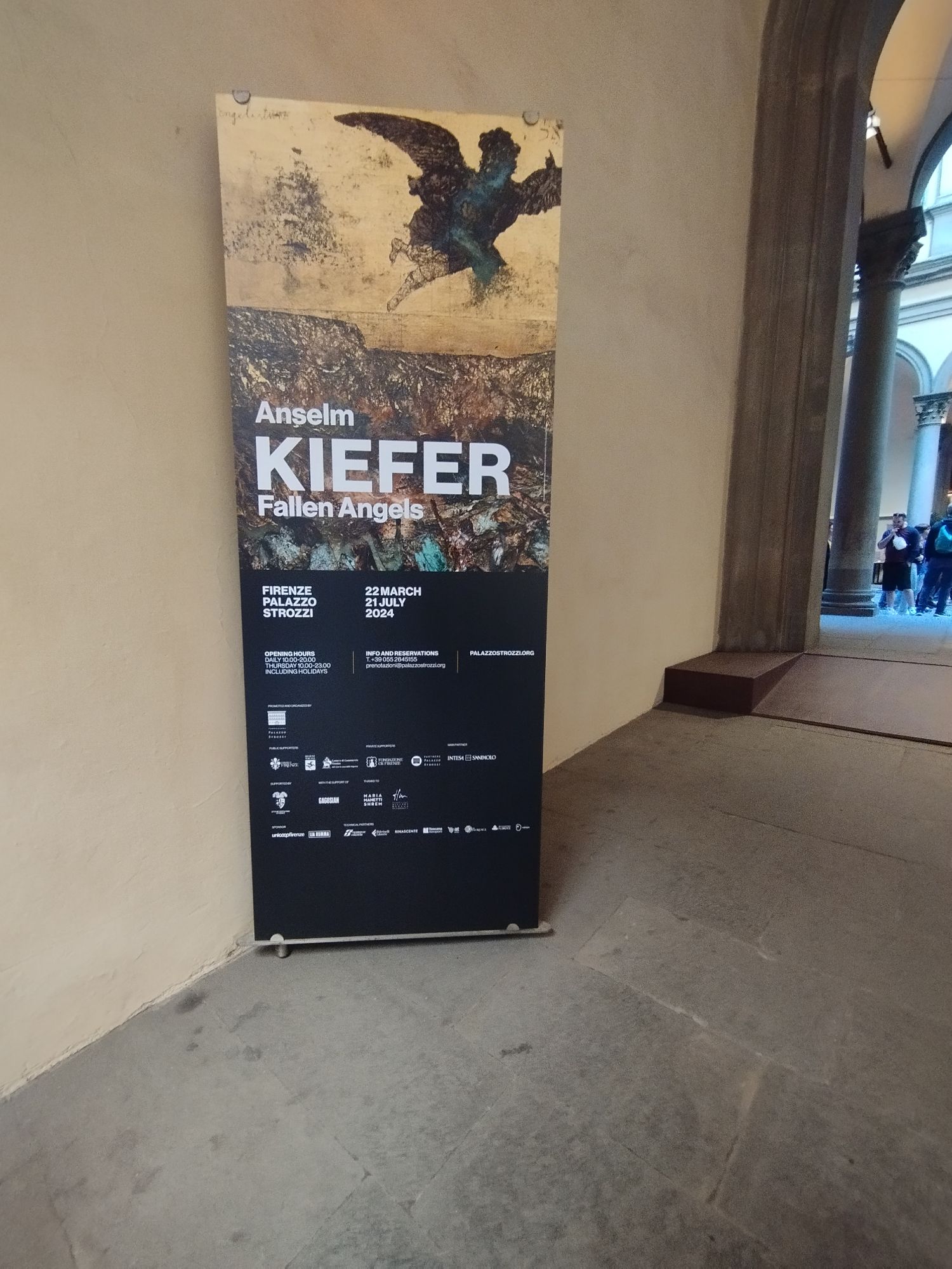 Anselm Kiefer. Angeli Caduti a cura di Arturo Galansino Palazzo Strozzi, Firenze fino al 21 luglio 2024 -ph. Amalia Temperini