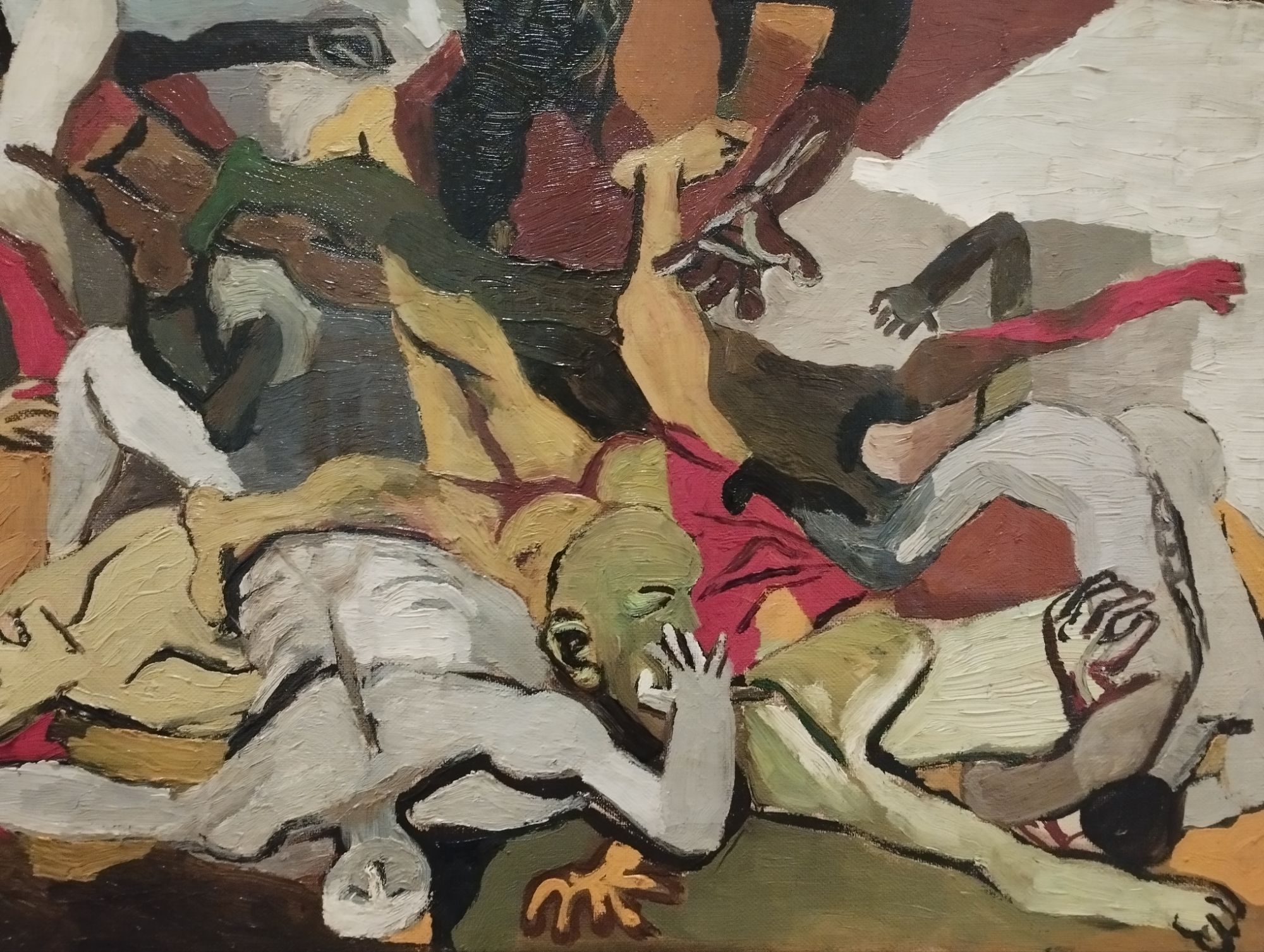 dettaglio Renato Guttuso - da Ritorni. Da Modigliani a Morandi - progetto di Sergio Risaliti a sua cura, di Eva Francioli e di Chiara Toti, Museo Novecento - Firenze - ph. Amalia Temperini