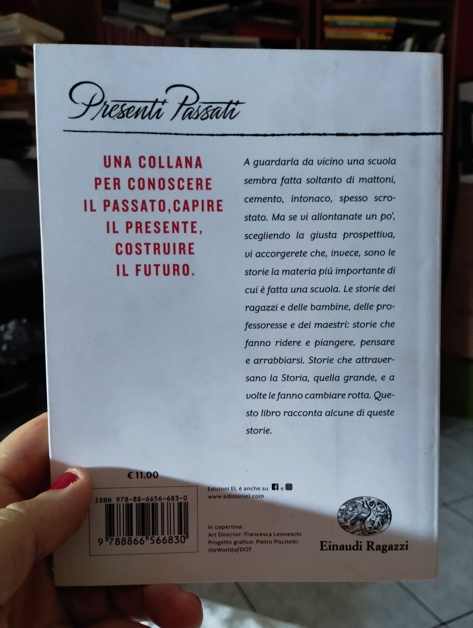 Voi siete il fuoco. Storia e storie della scuola di Vanessa Roghi Einaudi, 2022 - ph. Amalia Temperini