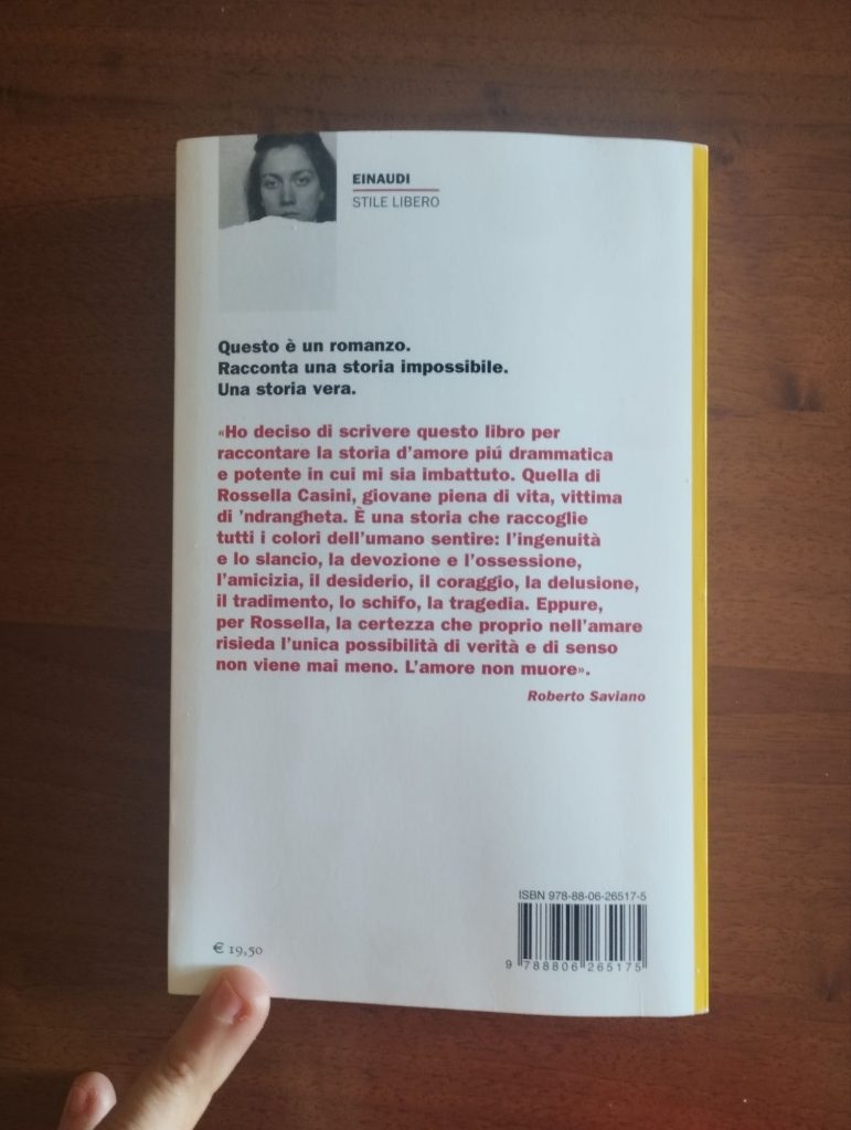 Roberto Saviano, L'Amore mio non muore, Einaudi 2025