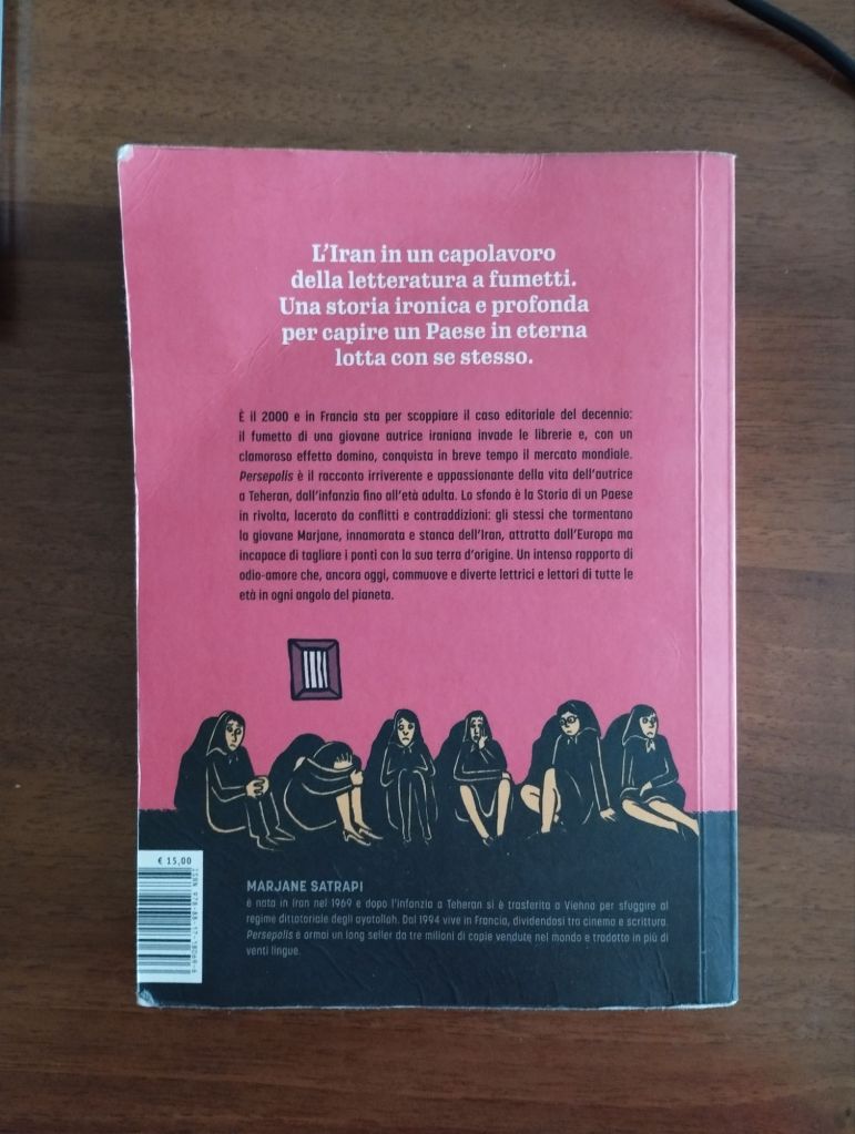 Persepolis
Marjane Satrapi
Rizzoli libri, 2023 - ph Amalia Temperini