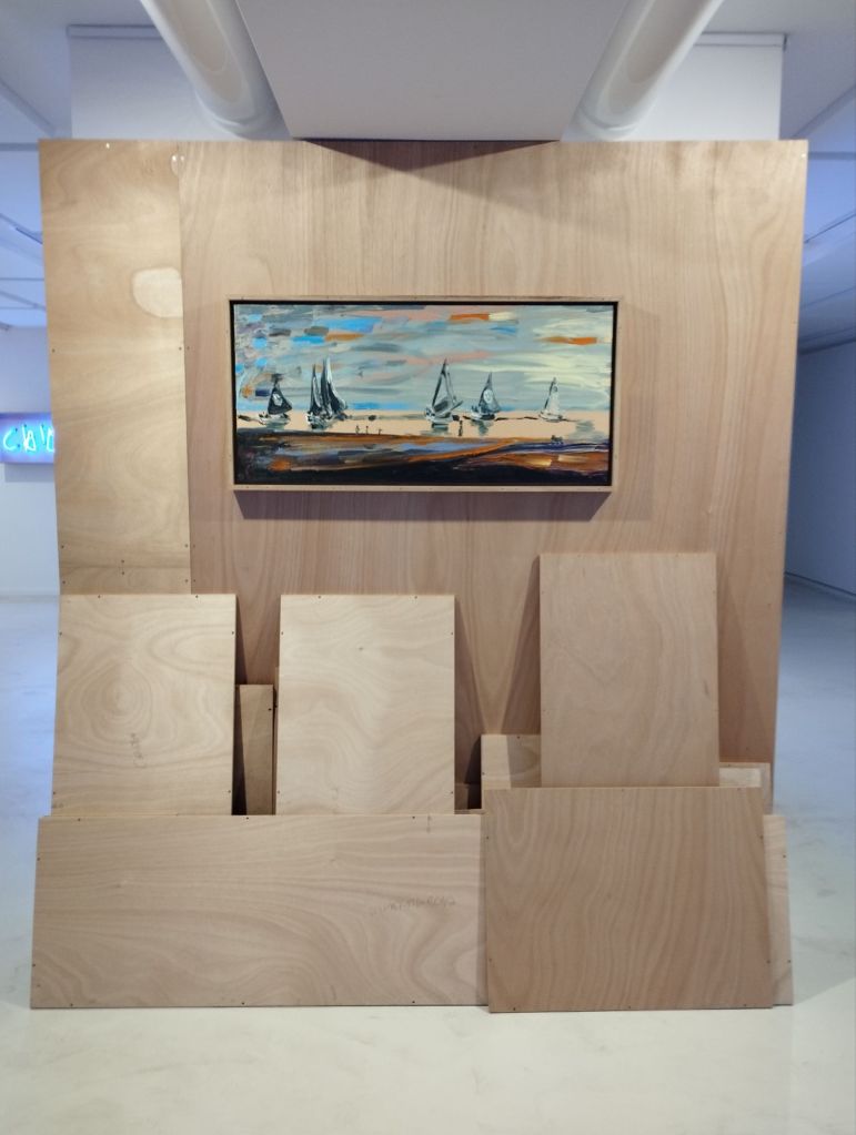 Matteo Fato, Il difficile è dimenticare ciò che si è visto per casa Ritratto di Pescara per caso, a cura di Simone Ciglia, Fondazione La Rocca, Pescara ph. Amalia Temperini