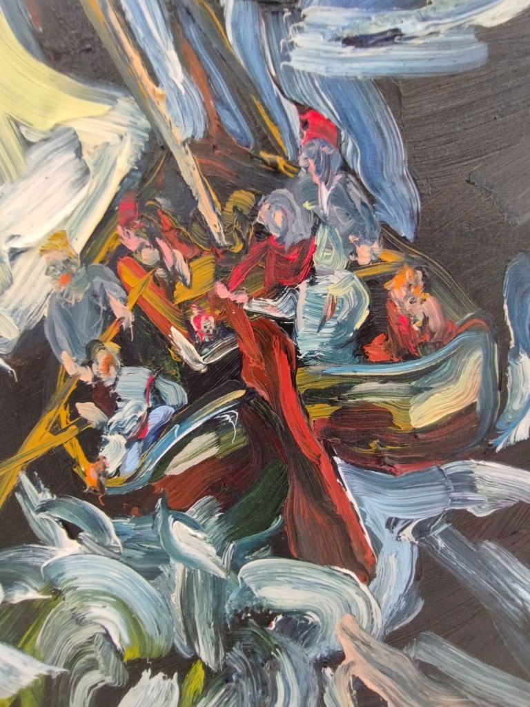 Matteo Fato, Il difficile è dimenticare ciò che si è visto per casa Ritratto di Pescara per caso, a cura di Simone Ciglia, Fondazione La Rocca, Pescara ph. Amalia Temperini