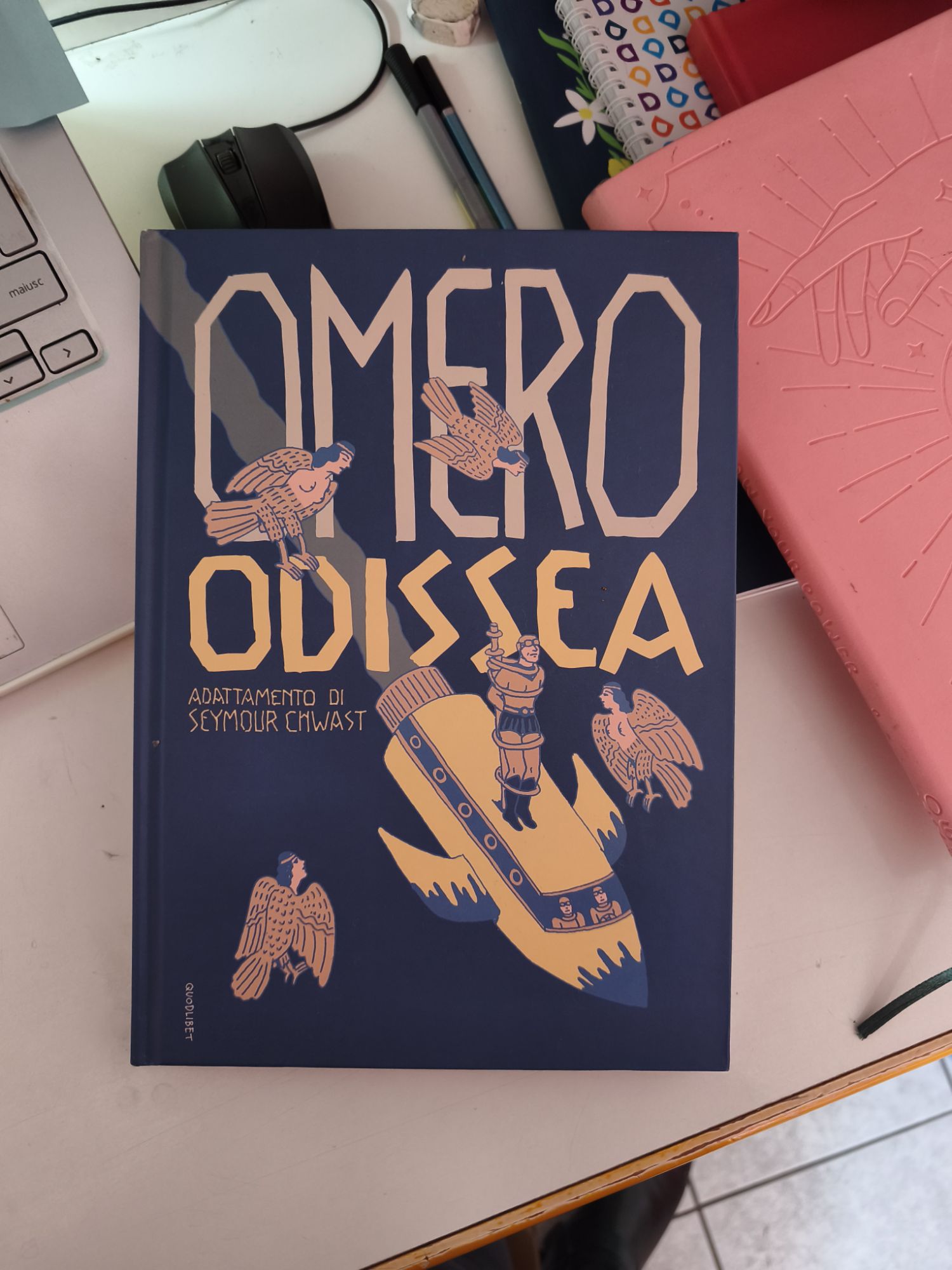 Omero. Odissea, fumetto, Saymur Chwast ph. A. Temperini