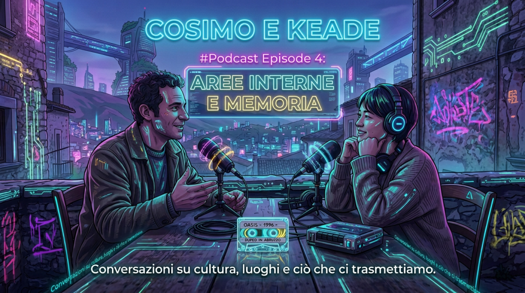 Cosimo e Keade podcast episode four, “Aree interne e memoria” AI - Amalia Temperini